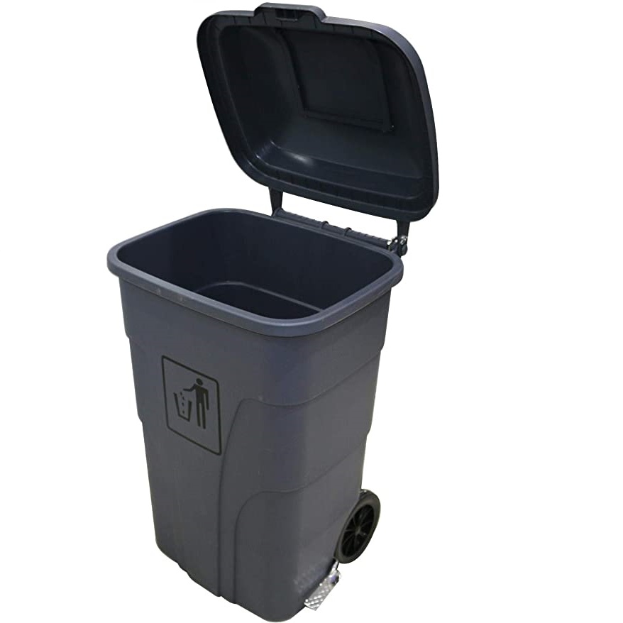 BIN 120 LTR WITH WHEEL AND PEDAL