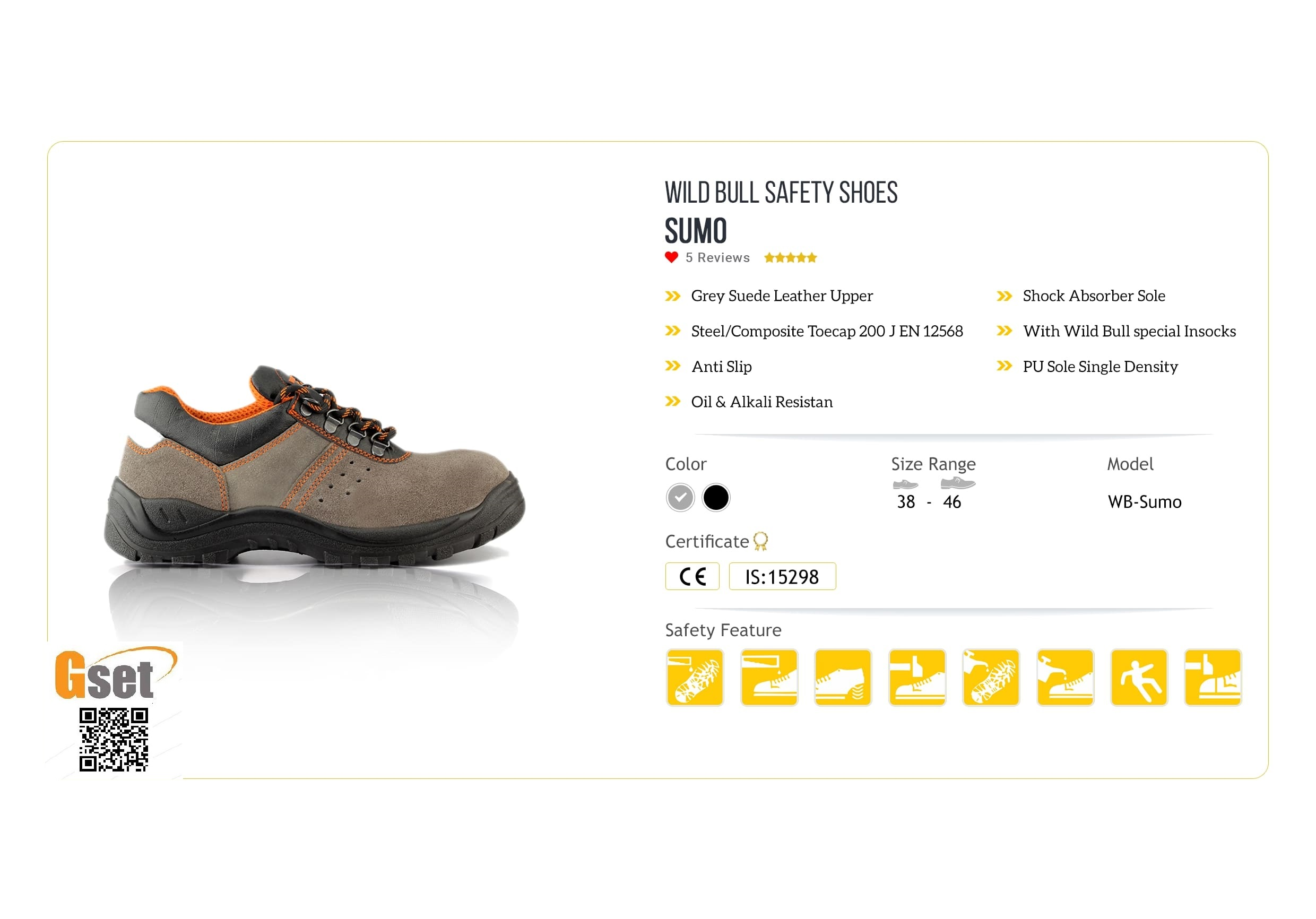 WILD BULL SUMO SAFETY SHOES
