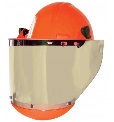 ARC FLASH FACESHIELD WITH PRISMSHIELD™ AND NORTH ZONE HARD HAT