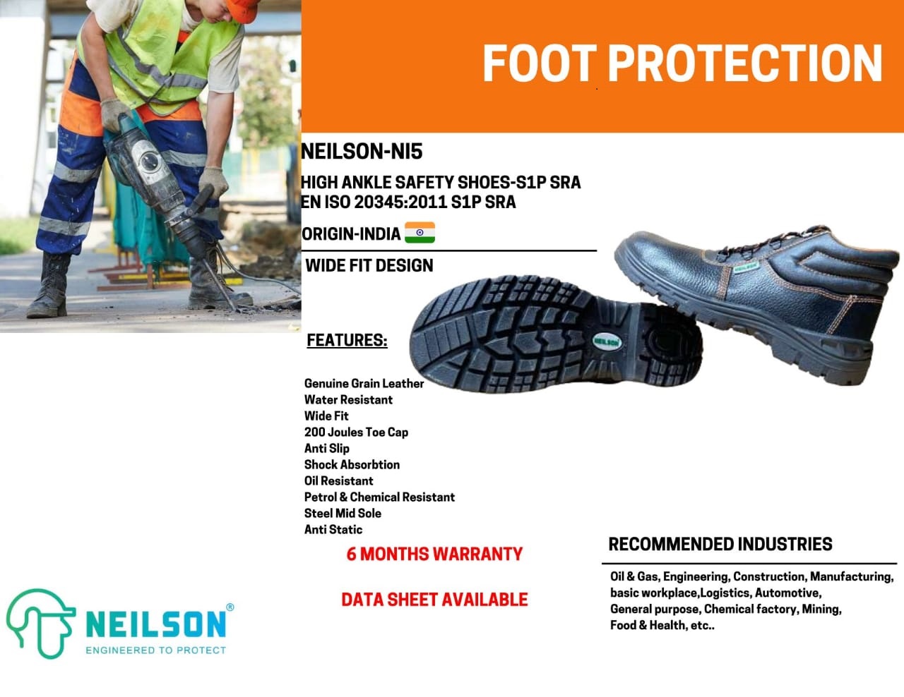 SAFETY SHOES NEILSON NI5