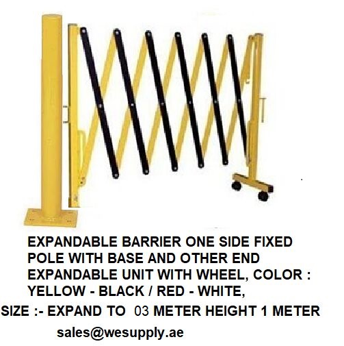 FIXED EXPANDABLE BARRIER 3 METER