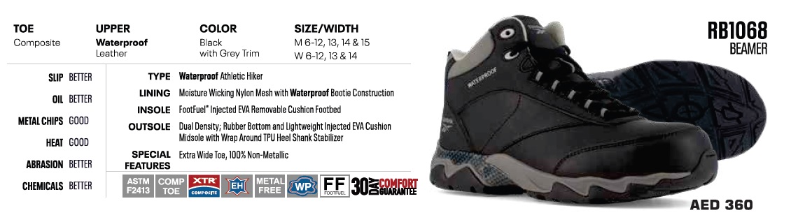 REEBOK SAFETY SHOES BEAMER RB1068