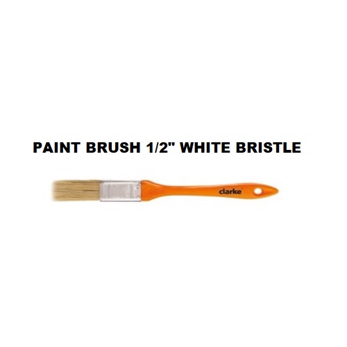 PAINT BRUSH 1/2" WHITE BRISTLE
