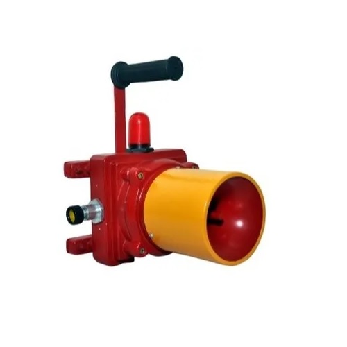 FLAMEPROOF PORTABLE SIREN WITH FLASHER