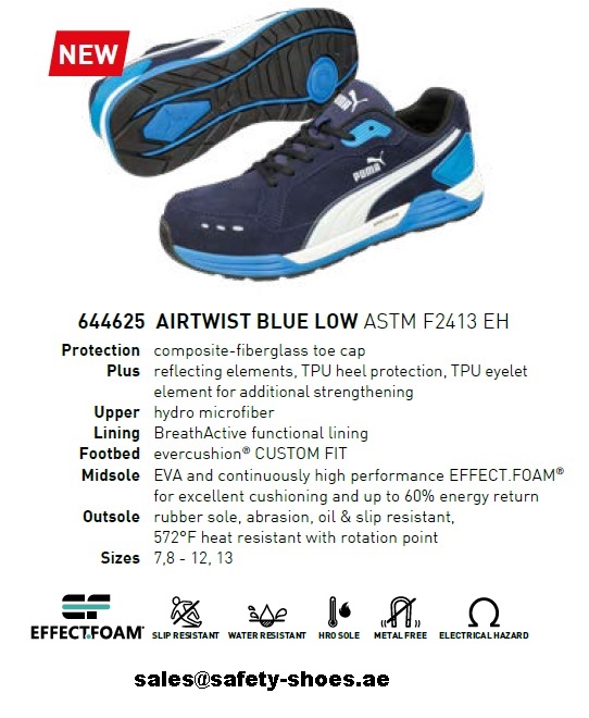 PUMA SAFETY SHOES AIRTWIST BLUE 644625