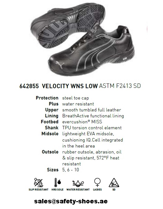 PUMA SAFETY SHOES VELOCITY WNS 642855
