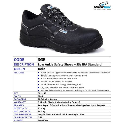 SAFETY SHOE VLTX SGE