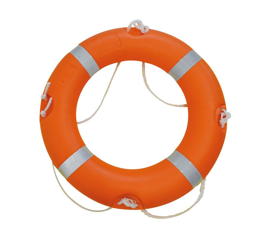 LALIZAS LIFEBUOY RING SOLAS,W / RETROREFLECTIVE TAPE,73CM,4KG,- 70110