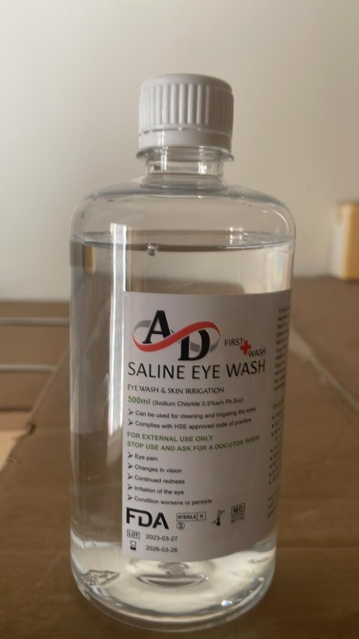 SALINE EYEWASH BOTTLE 250 ML