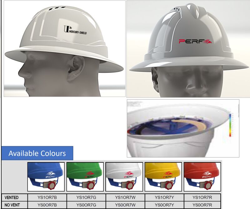 PERF HELMET MERCURY SHIELD: ORBIT-R U