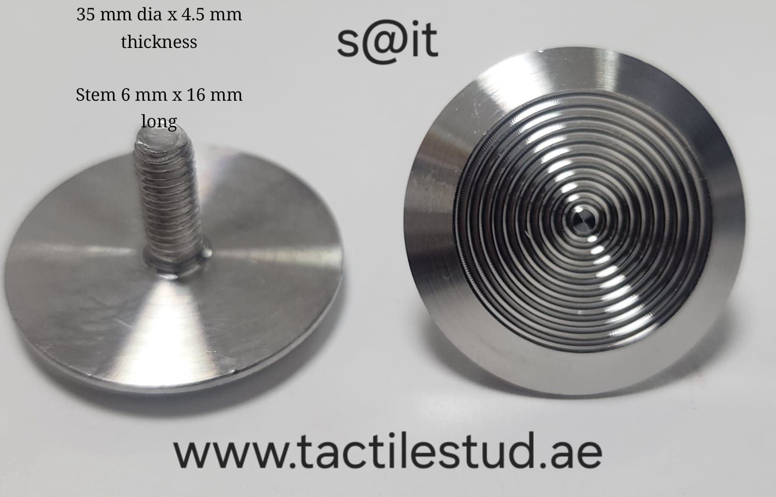 TACTILE  STUD STEM TYP IMPRT