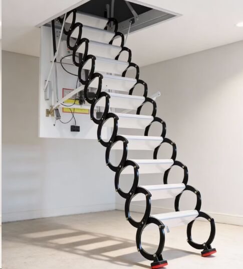 ELECTRIC ATTIC LADDER STEEL IMPRT 700 X 900 MM